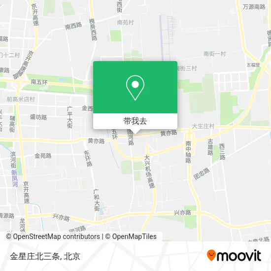 金星庄北三条地图