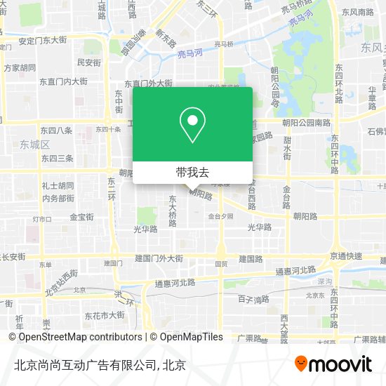 北京尚尚互动广告有限公司地图