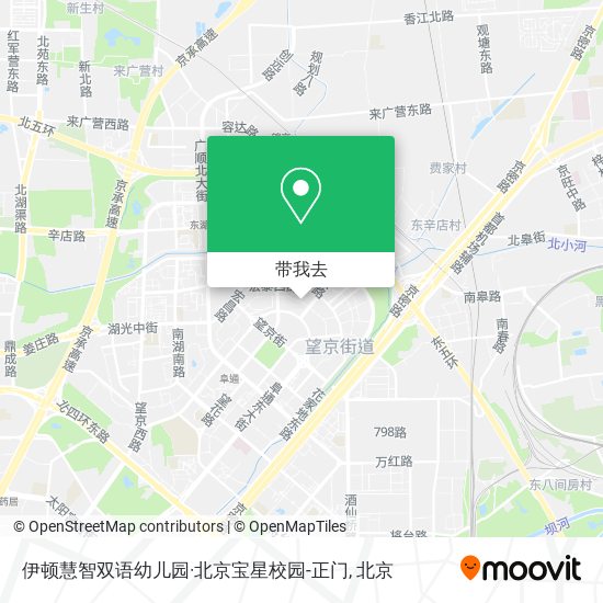 伊顿慧智双语幼儿园·北京宝星校园-正门地图