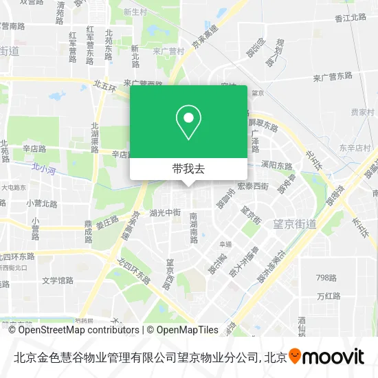 北京金色慧谷物业管理有限公司望京物业分公司地图