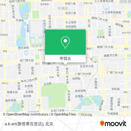 a.b.art(新世界百货店)地图