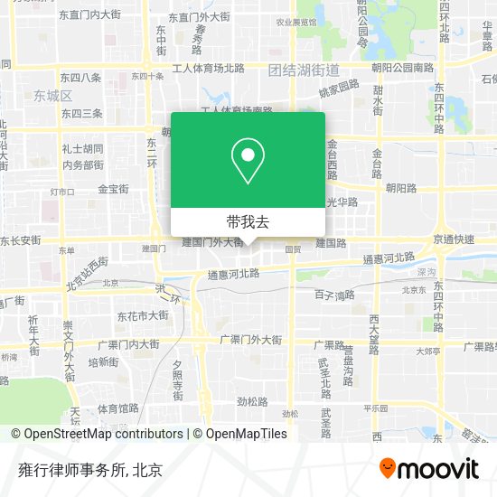 雍行律师事务所地图