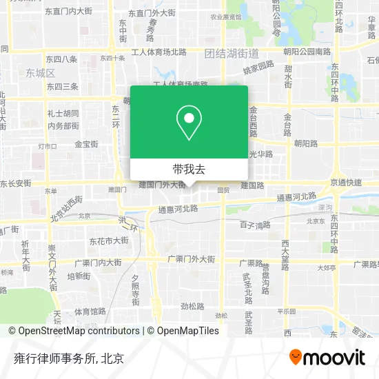 雍行律师事务所地图