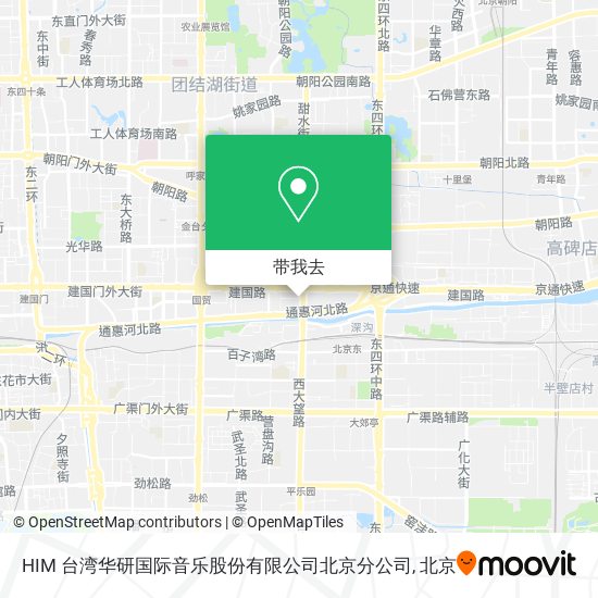 HIM  台湾华研国际音乐股份有限公司北京分公司地图