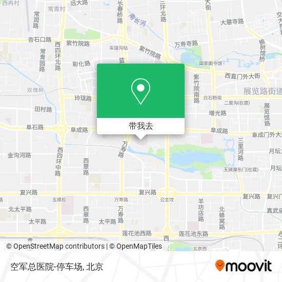 空军总医院-停车场地图