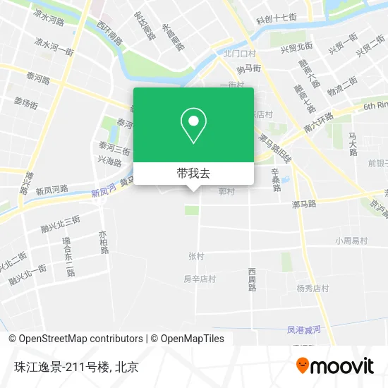 珠江逸景-211号楼地图
