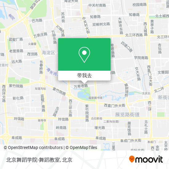 北京舞蹈学院-舞蹈教室地图