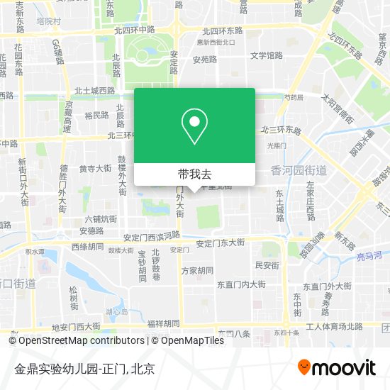 金鼎实验幼儿园-正门地图
