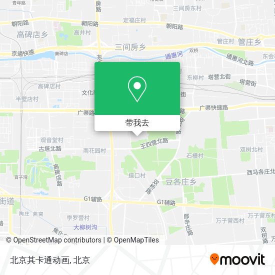 北京其卡通动画地图