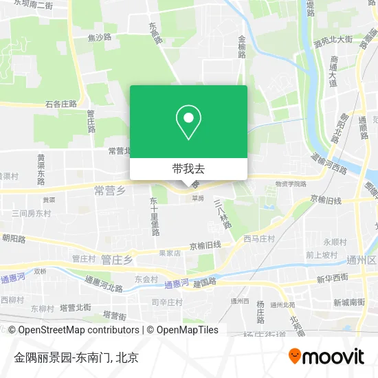 金隅丽景园-东南门地图