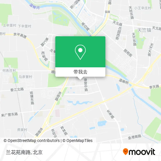 兰花苑南路地图