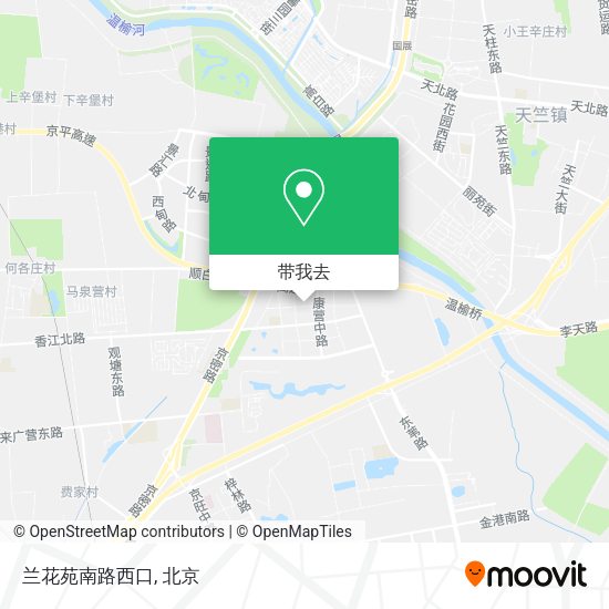 兰花苑南路西口地图