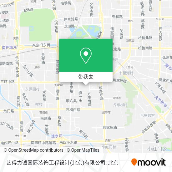 艺得力诚国际装饰工程设计(北京)有限公司地图