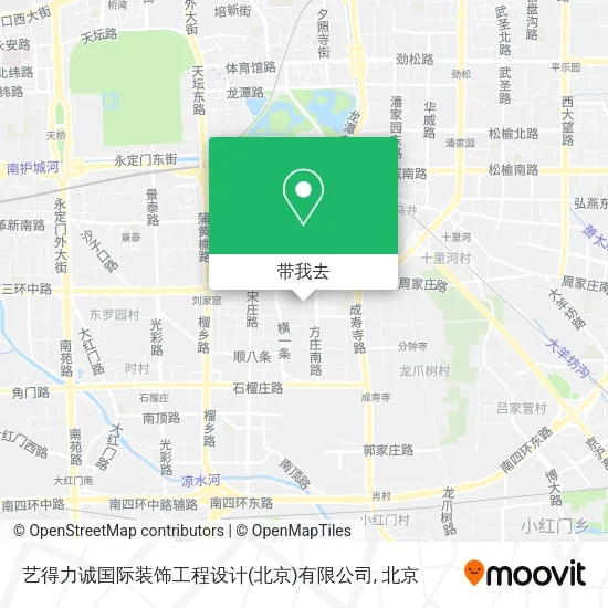 艺得力诚国际装饰工程设计(北京)有限公司地图