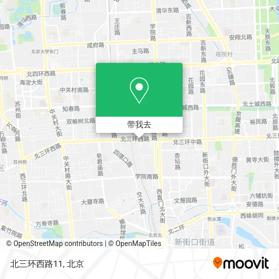 北三环西路11地图