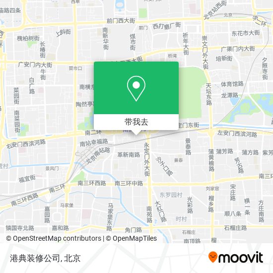 港典装修公司地图