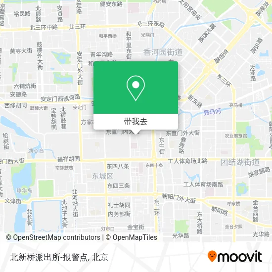 北新桥派出所-报警点地图