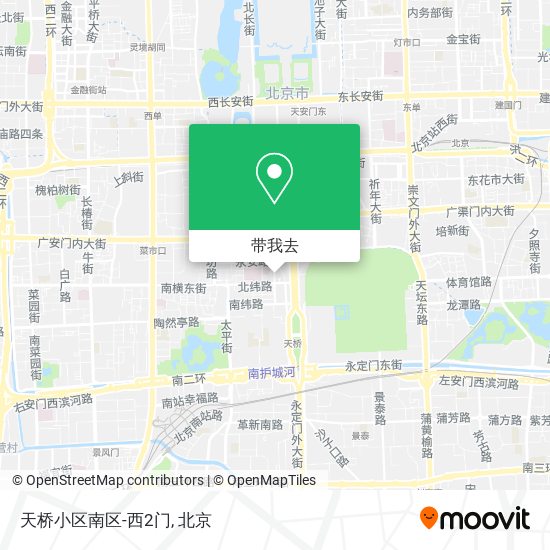 天桥小区南区-西2门地图