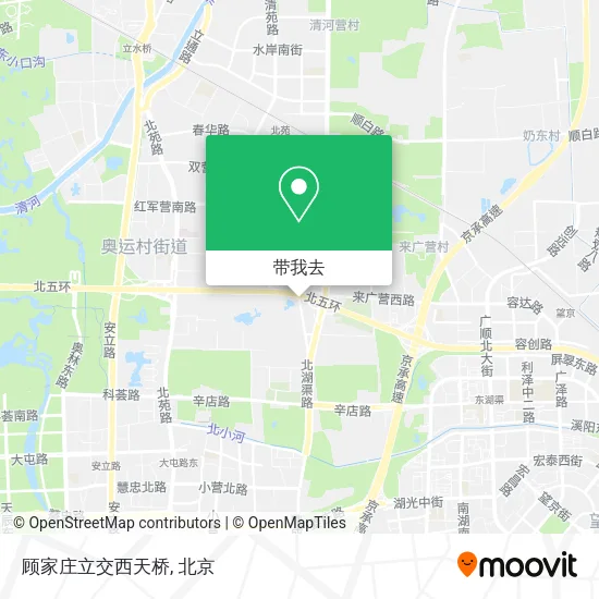 顾家庄立交西天桥地图