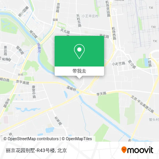 丽京花园别墅-R43号楼地图