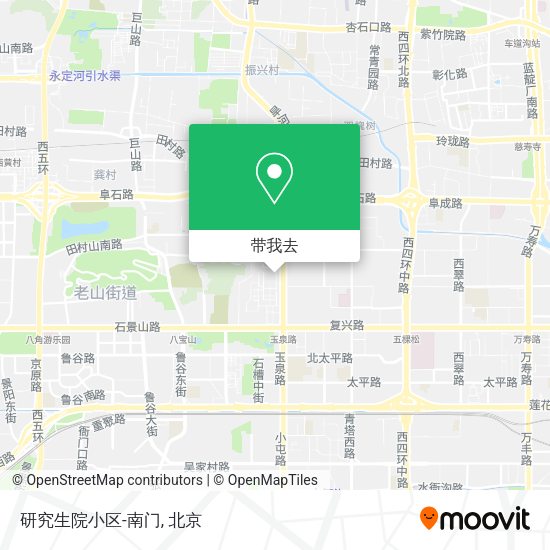 研究生院小区-南门地图
