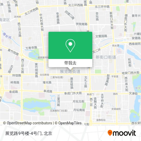 展览路9号楼-4号门地图
