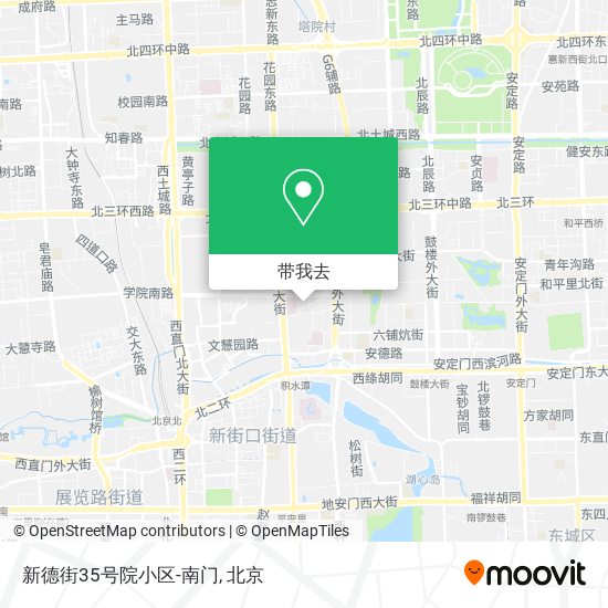 新德街35号院小区-南门地图