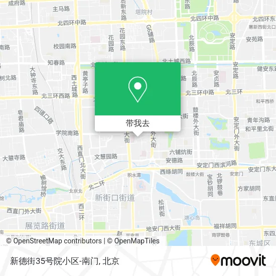 新德街35号院小区-南门地图