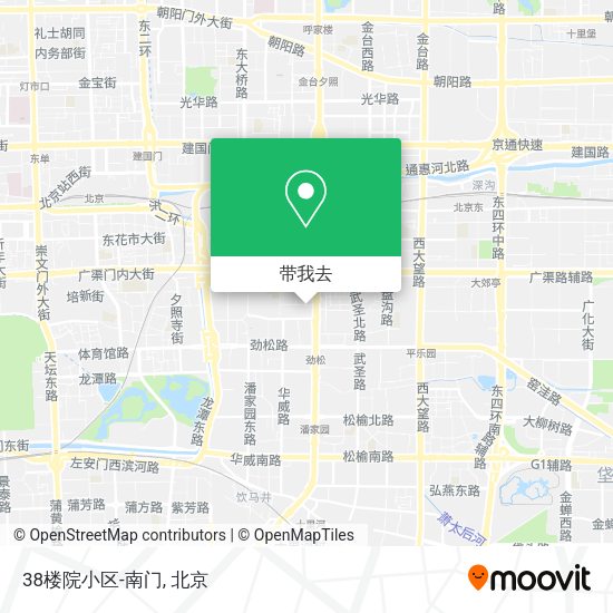 38楼院小区-南门地图