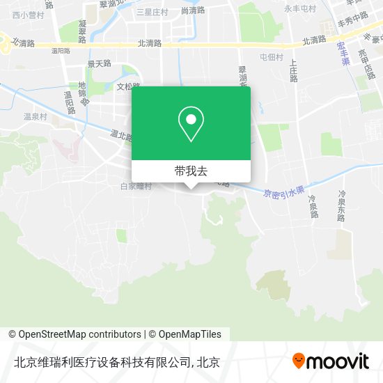 北京维瑞利医疗设备科技有限公司地图