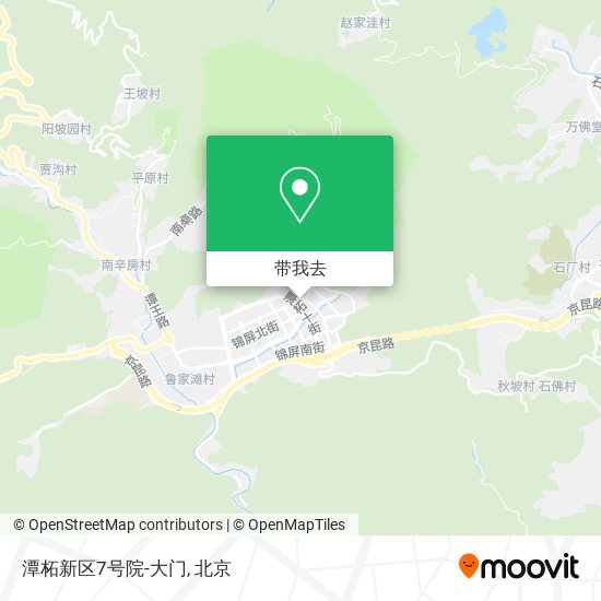 潭柘新区7号院-大门地图