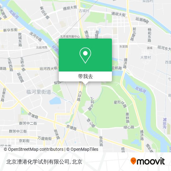 北京漕港化学试剂有限公司地图