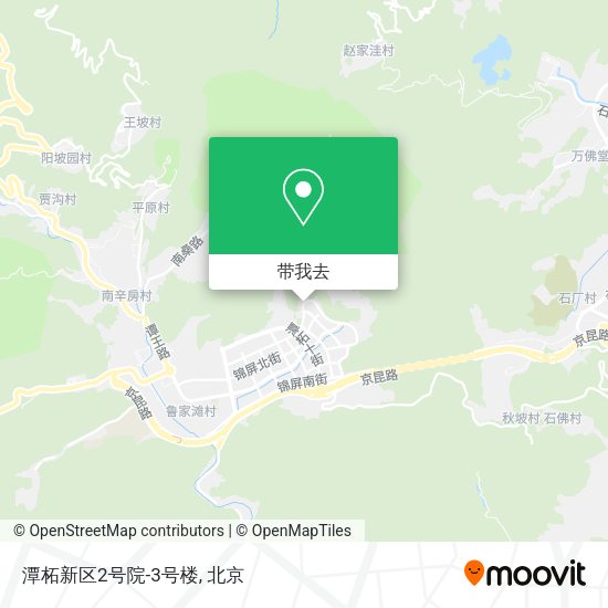 潭柘新区2号院-3号楼地图