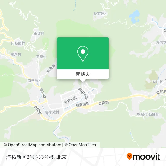 潭柘新区2号院-3号楼地图