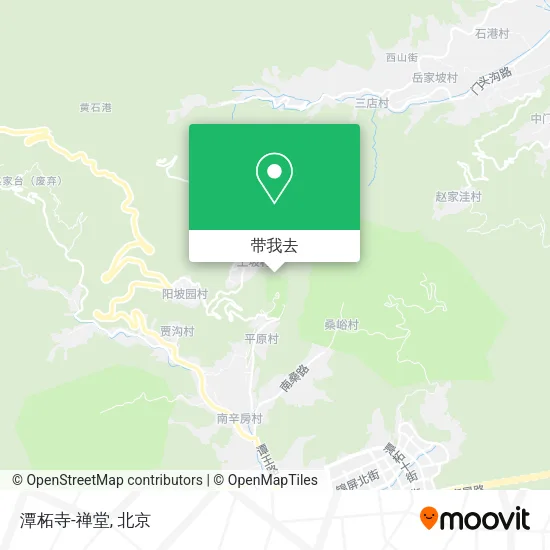 潭柘寺-禅堂地图