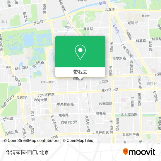 华清家园-西门地图