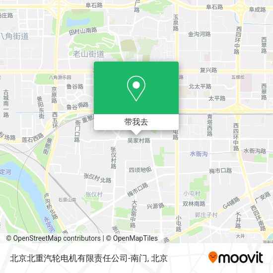 北京北重汽轮电机有限责任公司-南门地图