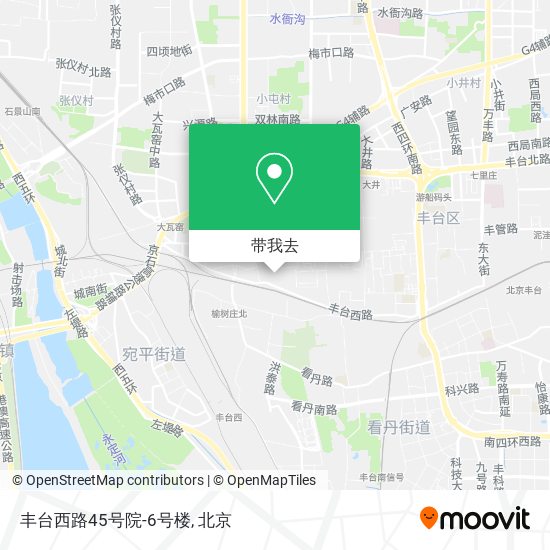丰台西路45号院-6号楼地图