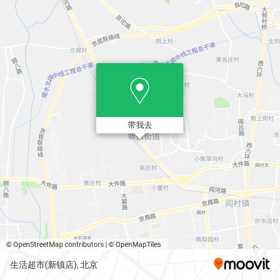 生活超市(新镇店)地图