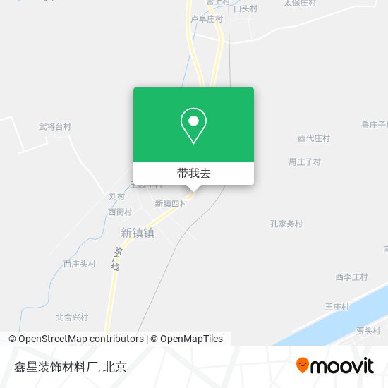 鑫星装饰材料厂地图