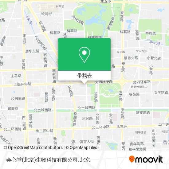 会心堂(北京)生物科技有限公司地图