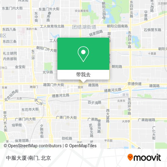 中服大厦-南门地图