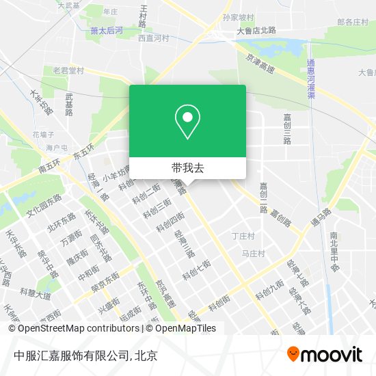 中服汇嘉服饰有限公司地图