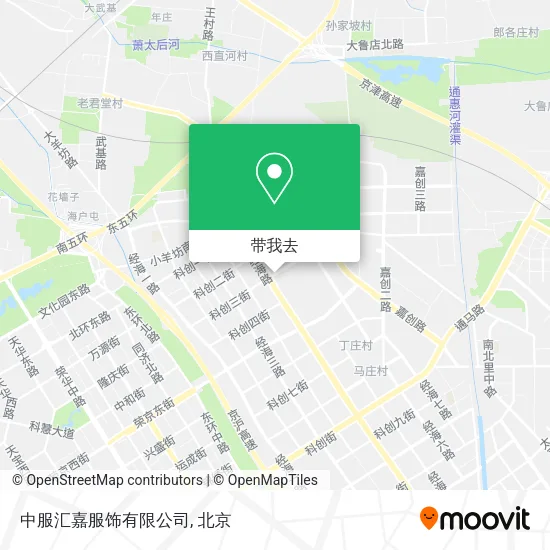 中服汇嘉服饰有限公司地图