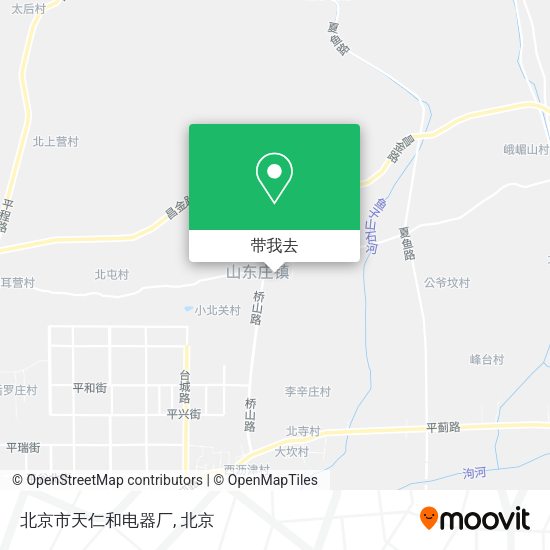 北京市天仁和电器厂地图