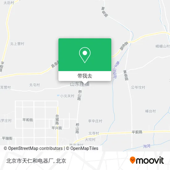 北京市天仁和电器厂地图