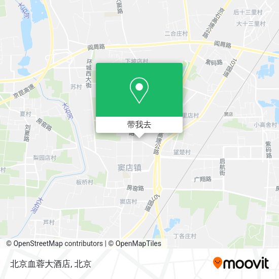 北京血蓉大酒店地图