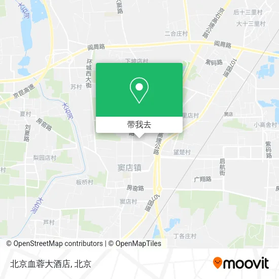 北京血蓉大酒店地图
