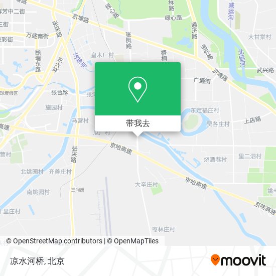 凉水河桥地图