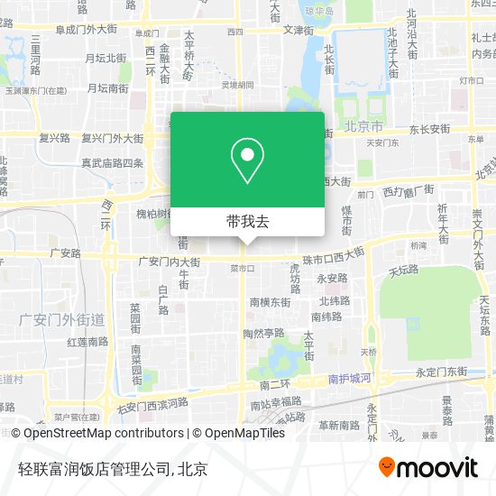 轻联富润饭店管理公司地图